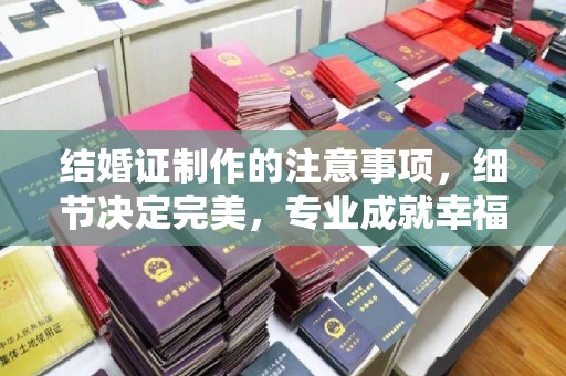 汝南结婚证制作的注意事项，细节决定完美，专业成就幸福