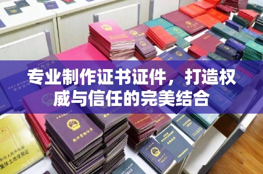 汝南专业制作证书证件，打造权威与信任的完美结合