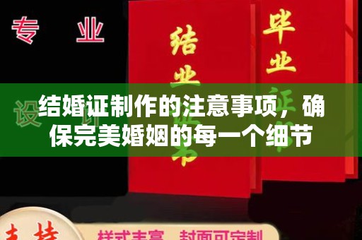 汝南结婚证制作的注意事项，确保完美婚姻的每一个细节