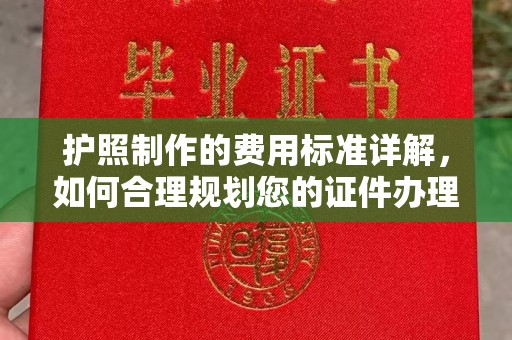 汝南护照制作的费用标准详解，如何合理规划您的证件办理预算