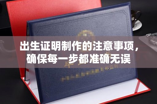 汝南出生证明制作的注意事项，确保每一步都准确无误