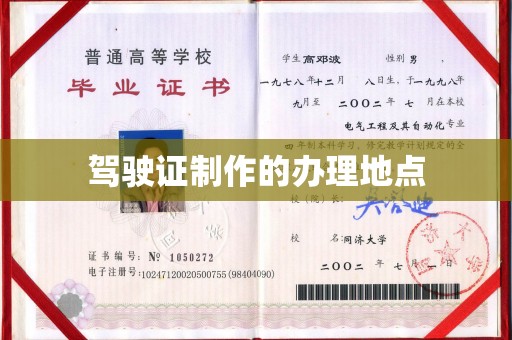 汝南驾驶证制作的办理地点