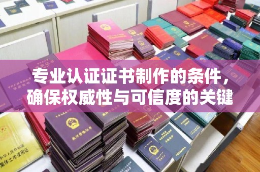 汝南专业认证证书制作的条件，确保权威性与可信度的关键要素