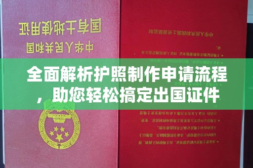 汝南全面解析护照制作申请流程，助您轻松搞定出国证件